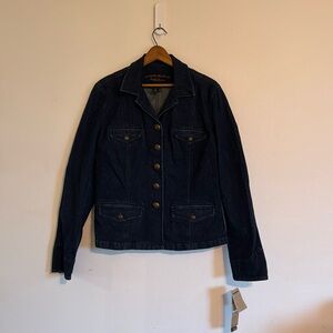 VINTAGE NEW RALPH LAUREN DENIM. New with tags, Beautiful  buttons, high quality